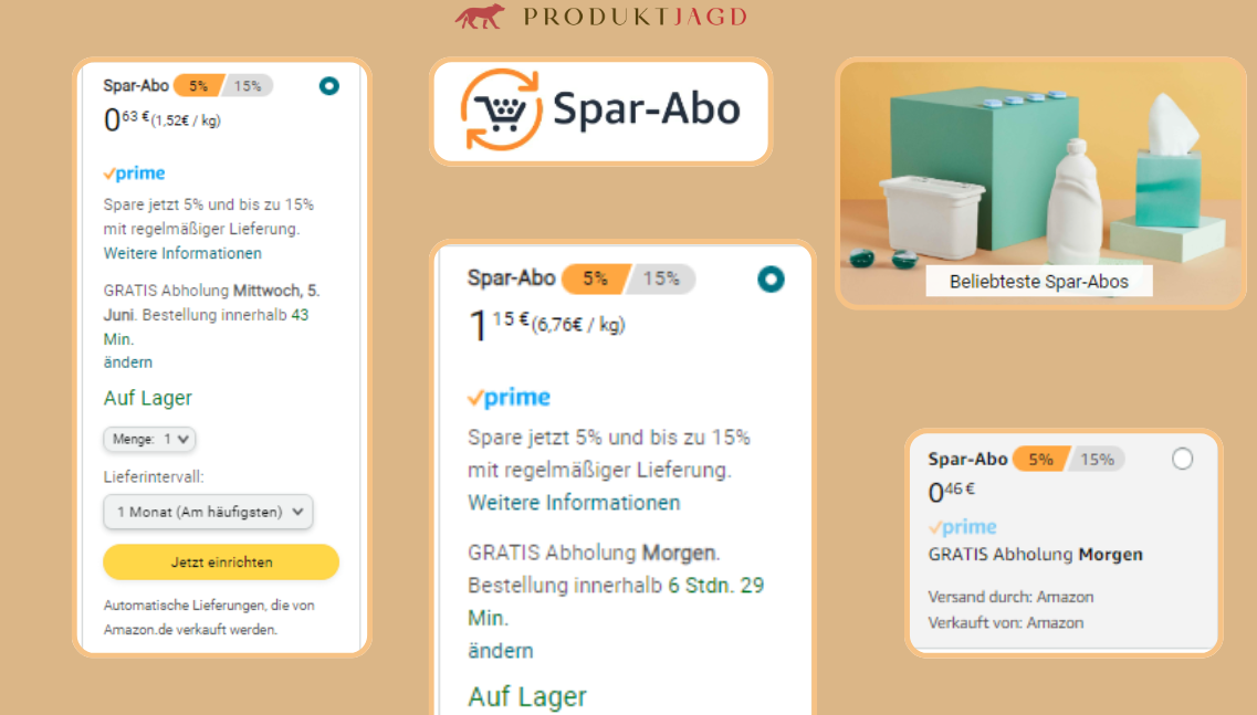 Wie funktionieren Sparabos auf Amazon?