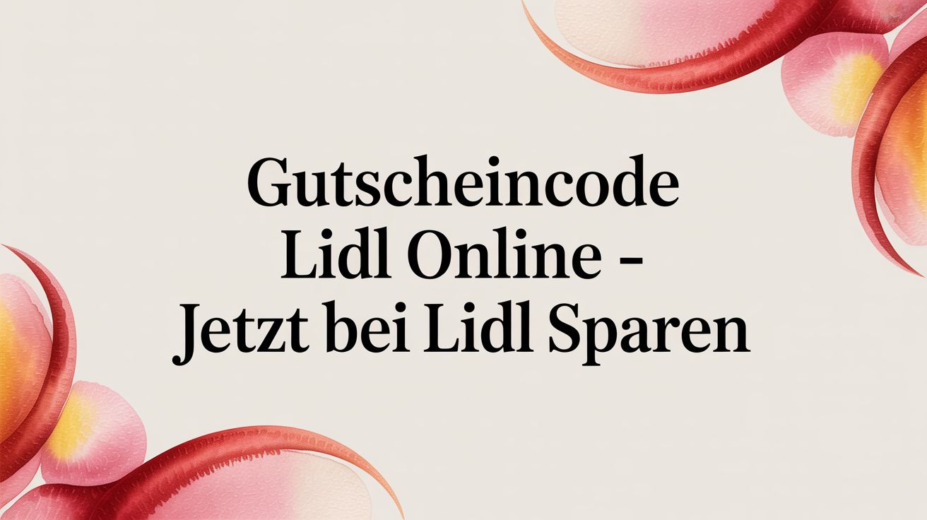 gutscheincode lidl online – Jetzt bei Lidl sparen