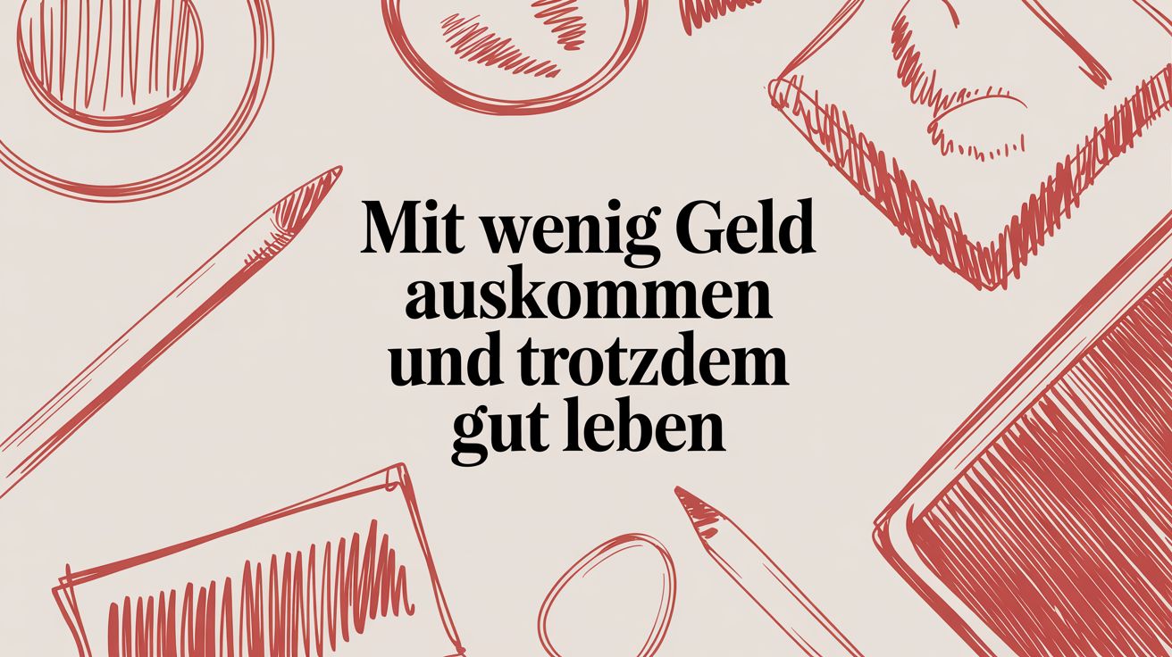 Mit wenig Geld auskommen und trotzdem gut leben