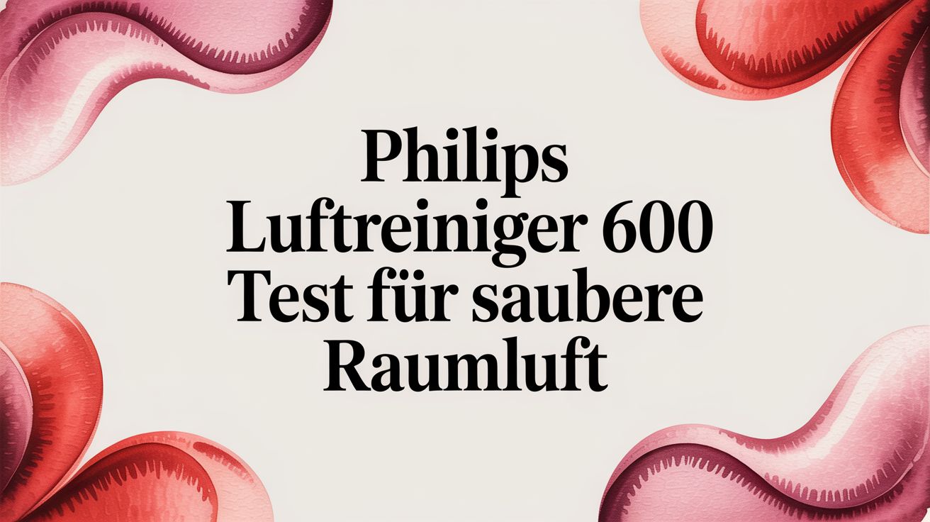 Philips Luftreiniger 600 Test für saubere Raumluft