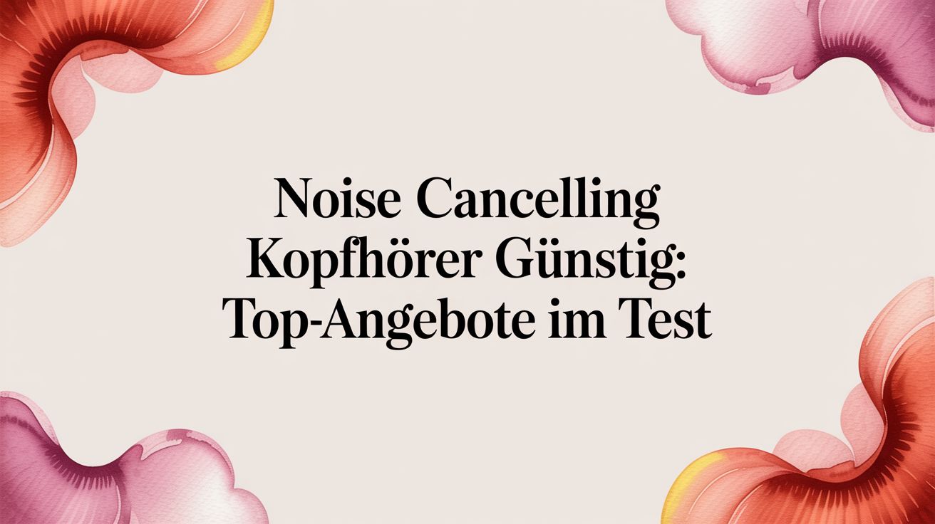 noise cancelling kopfhörer günstig: Top-Angebote im Test