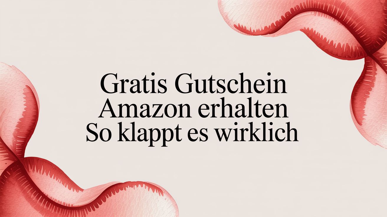 Gratis Gutschein Amazon erhalten so klappt es wirklich