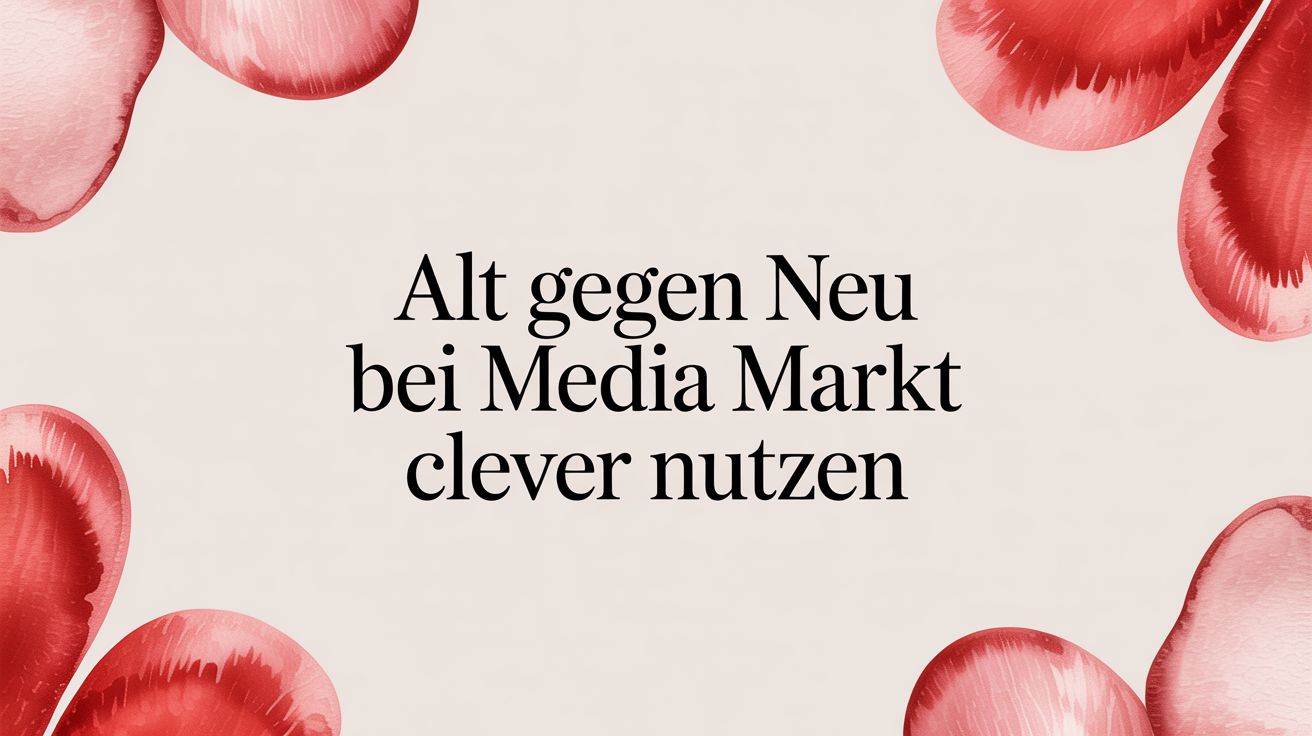 Alt gegen Neu bei Media Markt clever nutzen