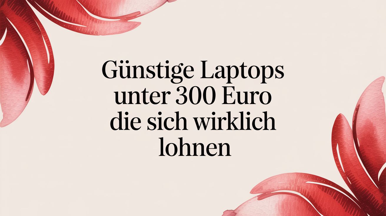 Günstige laptops unter 300 euro die sich wirklich lohnen