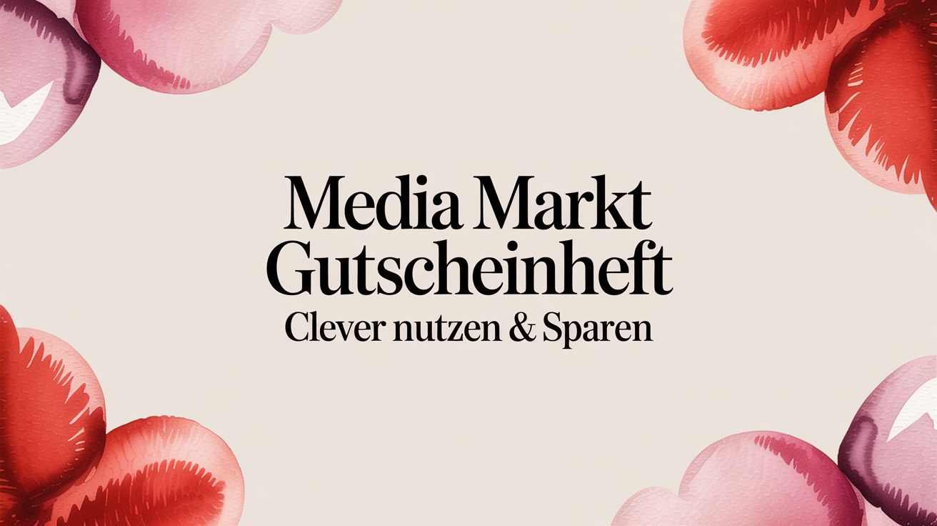 Media Markt Gutscheinheft clever nutzen & sparen